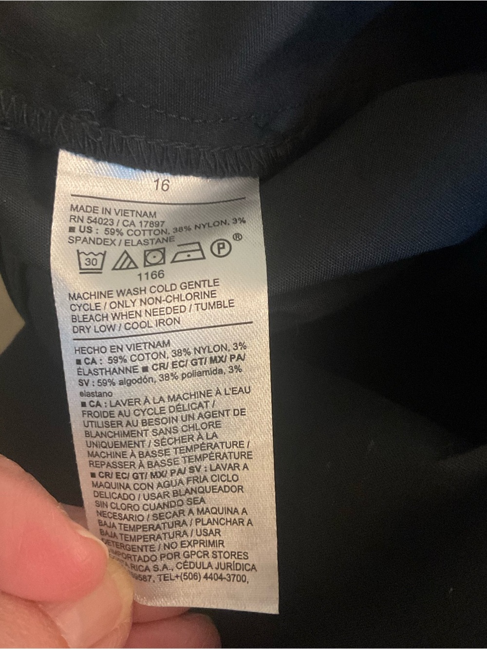 Old Navy Black Wide Leg Pants 16 NWT - Picture 7 of 7